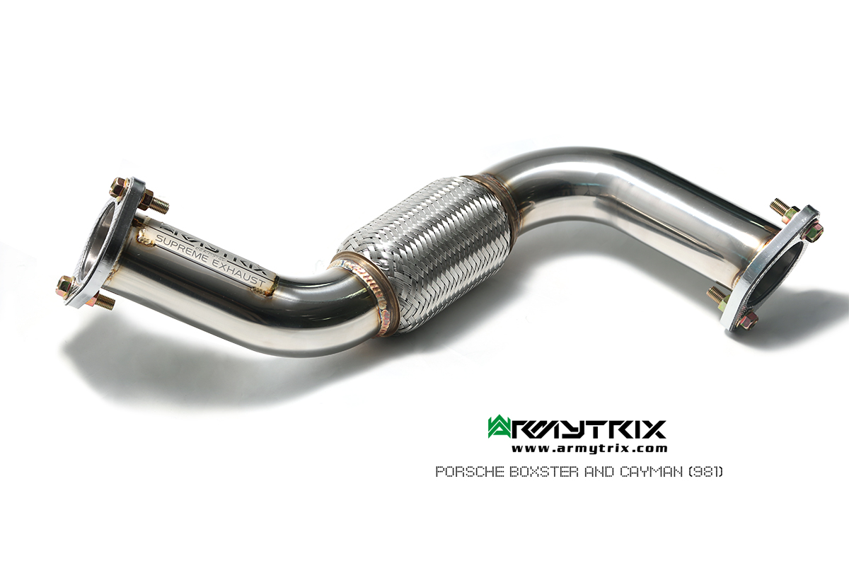 PORSCHE BOXSTER 981 BOXSTER / S / GTS / SPYDER (2012-2016) STAINLESS STEEL CAT-BACK - 16
