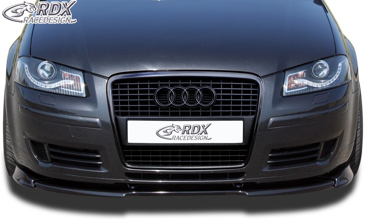 FRONT SPOILER VARIO-X AUDI A3 8P 2005-2008 (3-DOORS + SPORTBACK) FRONT LIP SPLITTER - 4