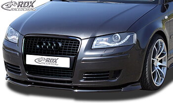 FRONT SPOILER VARIO-X AUDI A3 8P 2005-2008 (3-DOORS + SPORTBACK) FRONT LIP SPLITTER