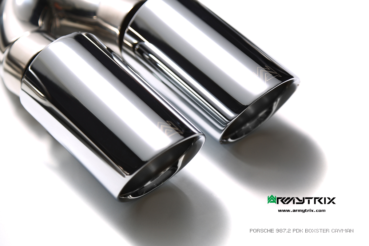 PORSCHE BOXSTER 987.2 PDK BOXSTER / S / BLACK EDITION / SPYDER (2009-2012) STAINLESS STEEL CAT-BACK - 15