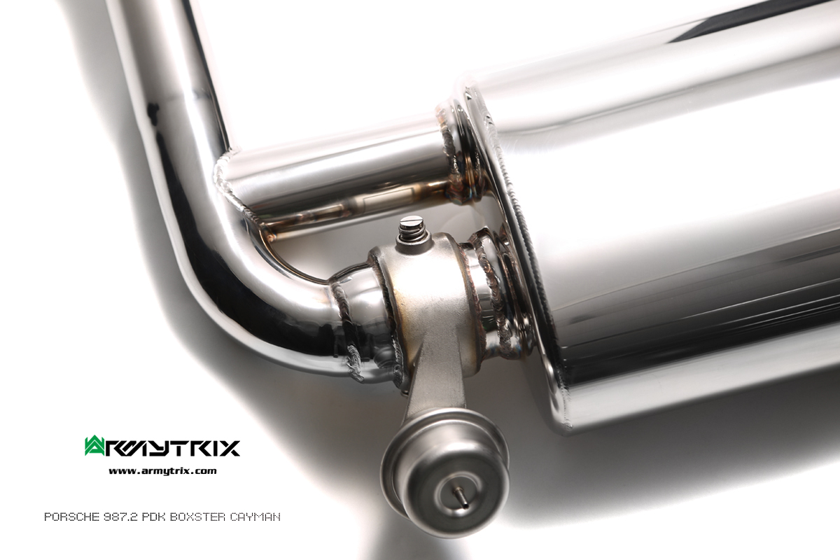 PORSCHE BOXSTER 987.2 PDK BOXSTER / S / BLACK EDITION / SPYDER (2009-2012) STAINLESS STEEL CAT-BACK - 10