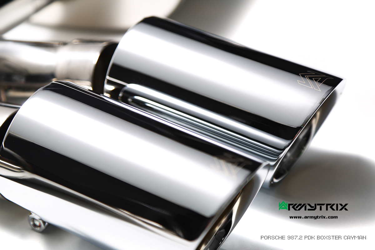 PORSCHE BOXSTER 987.2 PDK BOXSTER / S / BLACK EDITION / SPYDER (2009-2012) STAINLESS STEEL CAT-BACK - 5