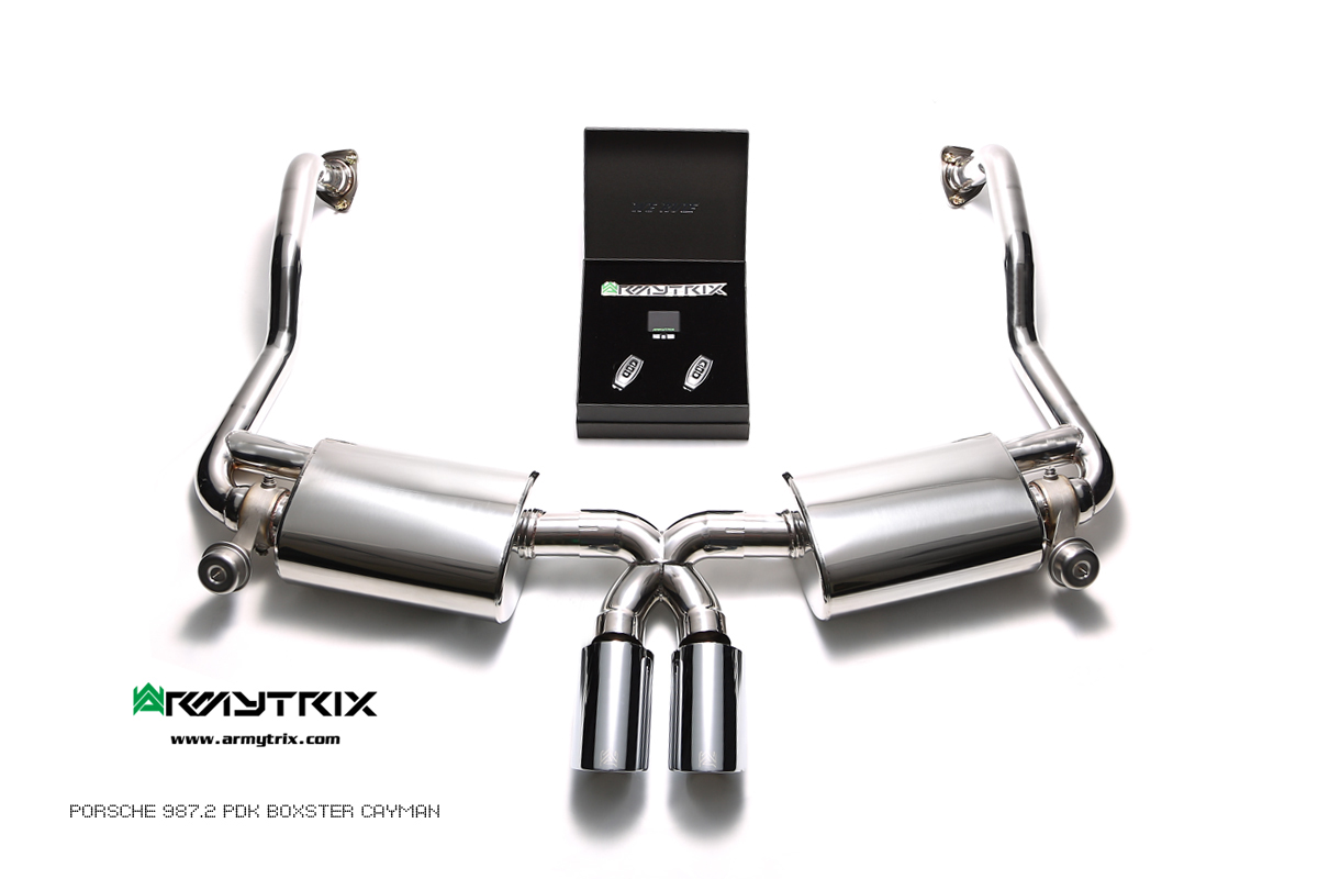 PORSCHE BOXSTER 987.2 PDK BOXSTER / S / BLACK EDITION / SPYDER (2009-2012) STAINLESS STEEL CAT-BACK - 11