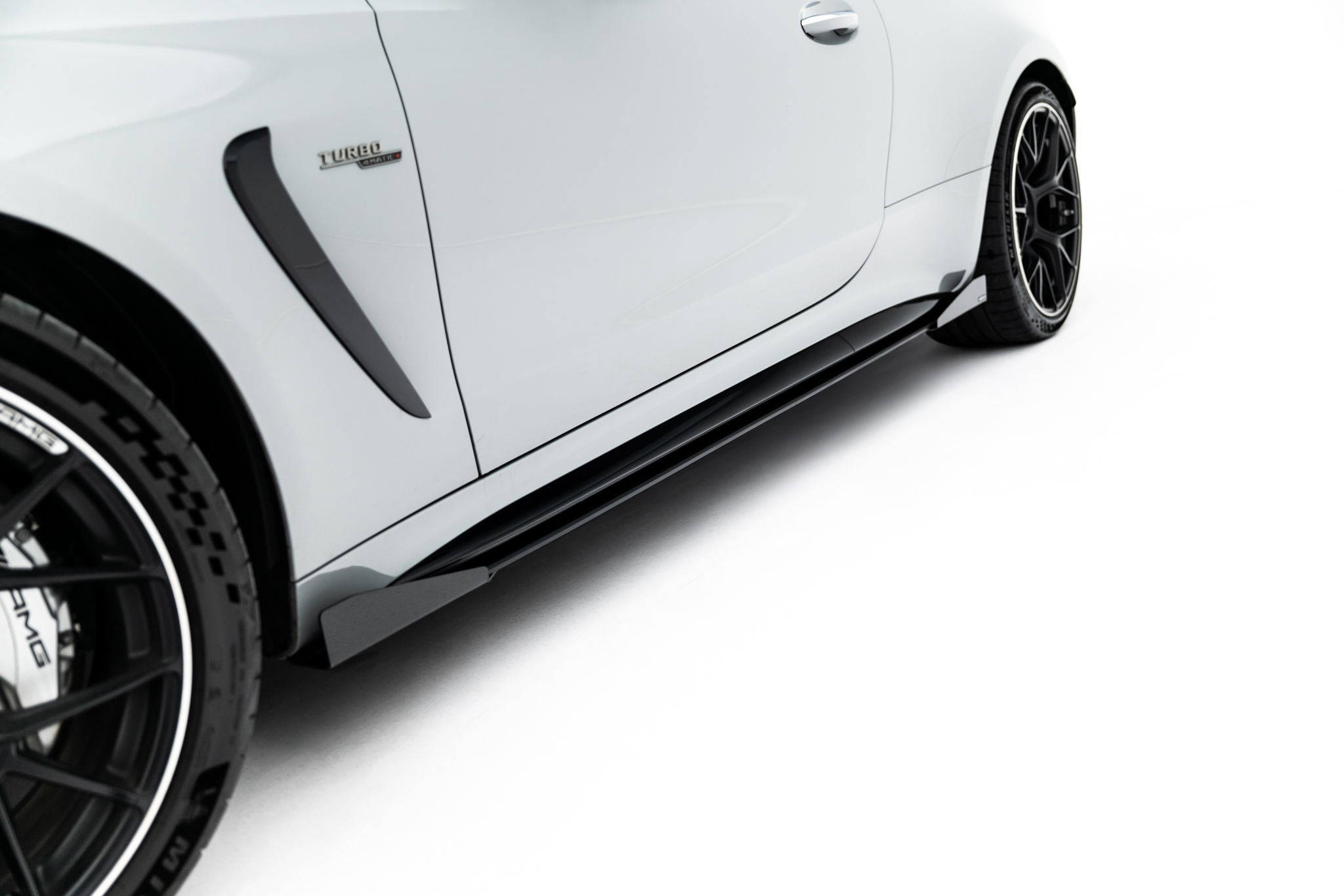 STREET PRO SIDE SKIRTS DIFFUSERS + FLAPS SUITABLE FOR MERCEDES-AMG CLE 53 AERO C236 – MAXTON DESIGN