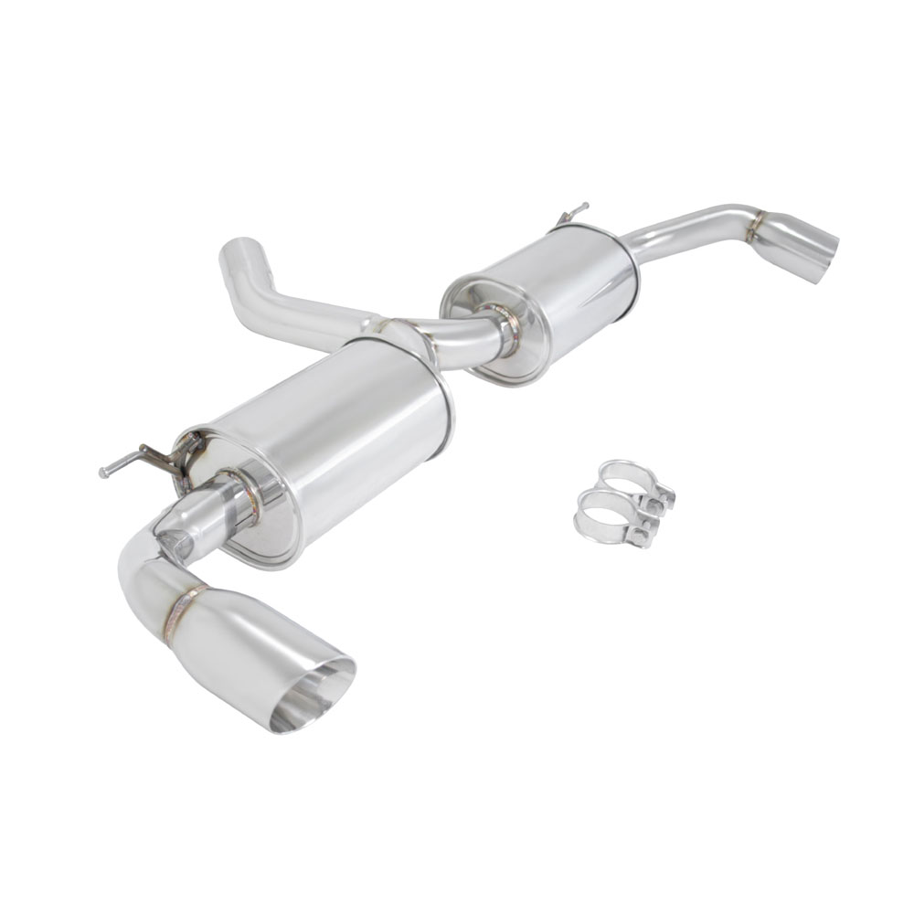 BMW X5 E70 07-09 V6 EX M-PACK AXLE BACK EXHAUST SS TIPS