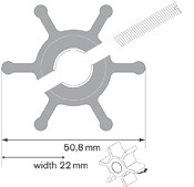 IMPELLER F4, 09-1026B-1 - 2