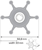 IMPELLER KIT F4 NITRILE - 2