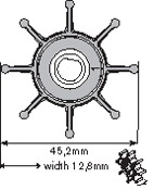 IMPELLER KIT F3 NITRILE