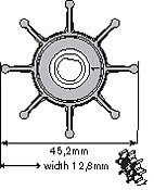 IMPELLER KIT F3 NITRILE