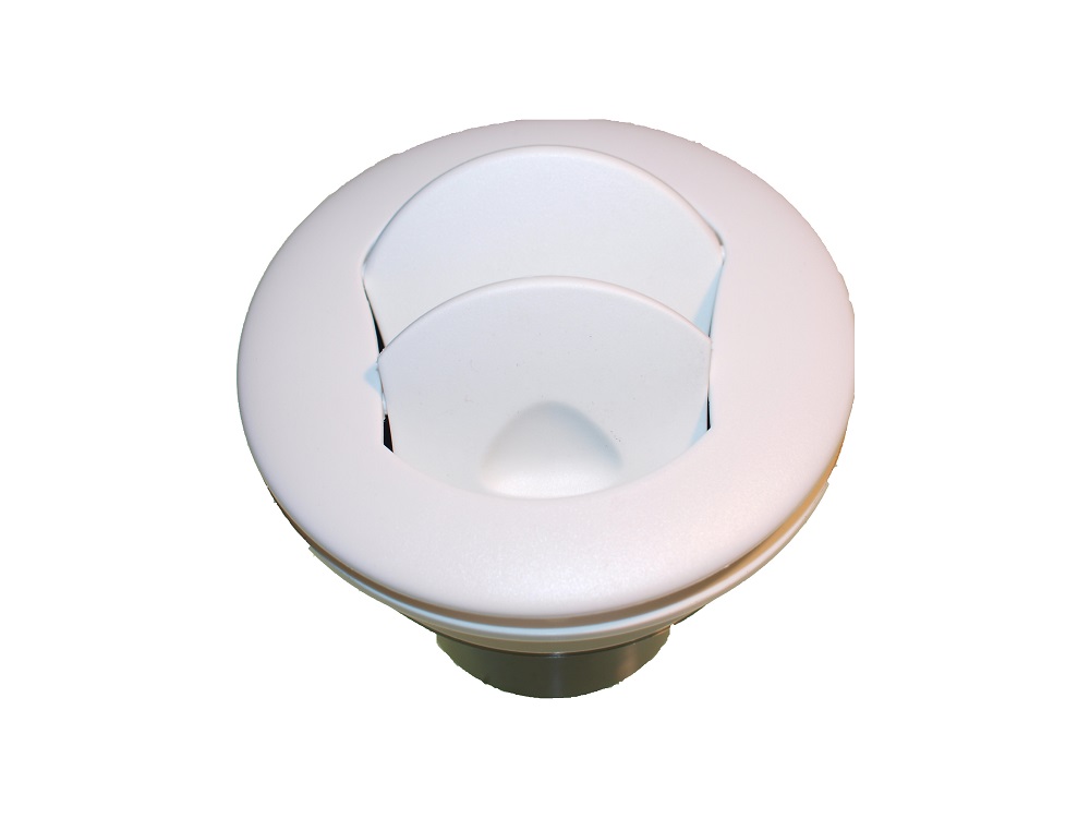 LUFTDÜSE RUND WEISS 50 MM