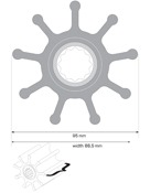 IMPELLER F9, 09-802B - 2