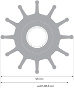 IMPELLER F9, 09-814B - 2