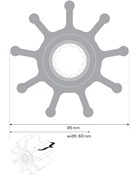 IMPELLER KIT F8 NEOPRENE - 2