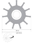 IMPELLER F8, 09-819B - 2