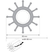 IMPELLER KIT F75 W THREAD MC 97 - 2