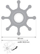 IMPELLER F7, 09-1028B-9 - 2