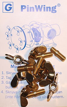 Pin wingsats G 10/32xM5 (6st)