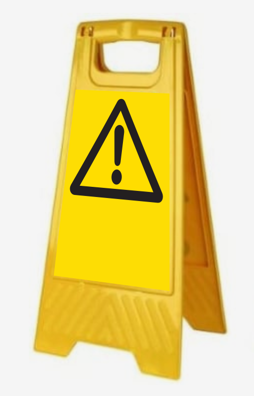 Golvskylt varning allmänt