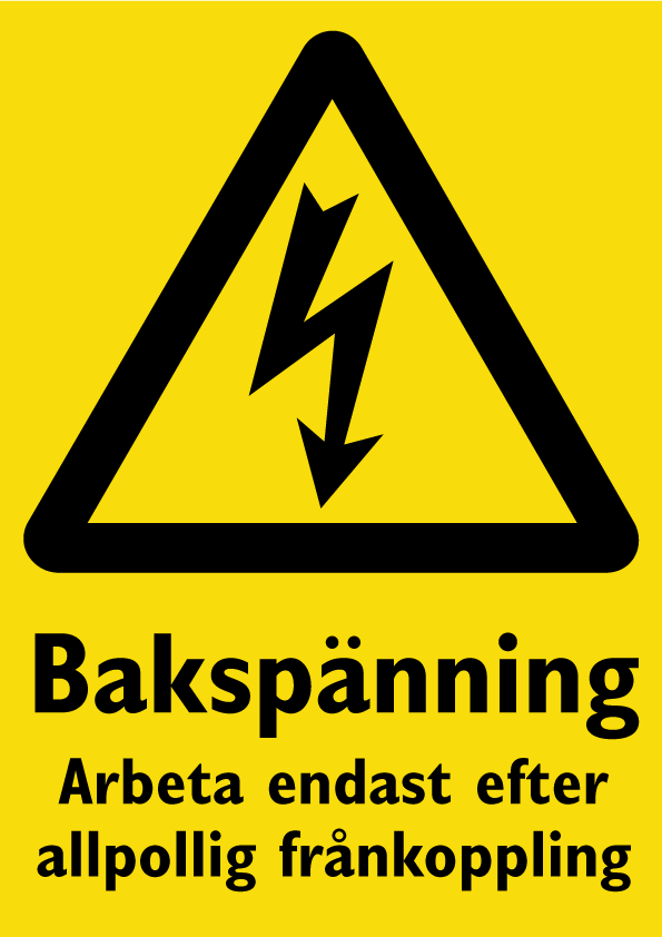 Varning EL - 3