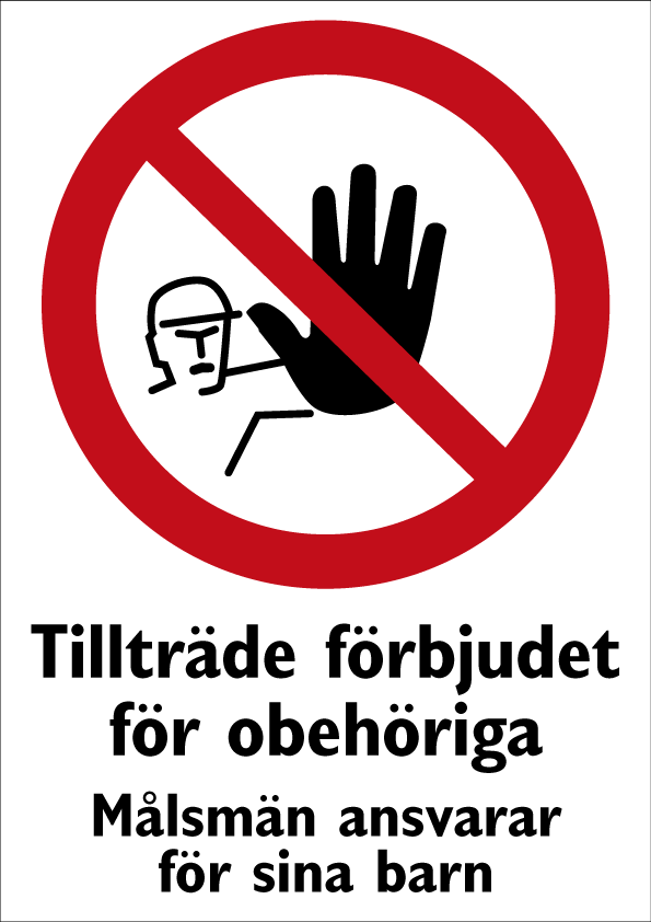 Förbudsskyltar - 8