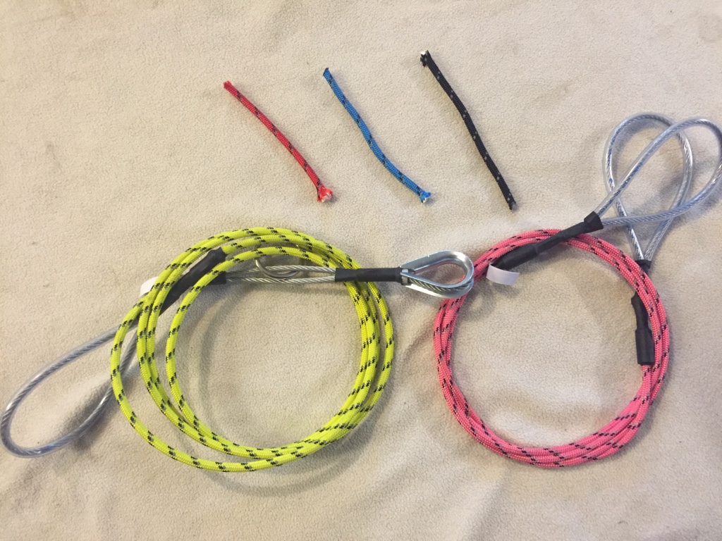 VMD centerline with 4 mm wire covered with polyester silk with interwoven reflective