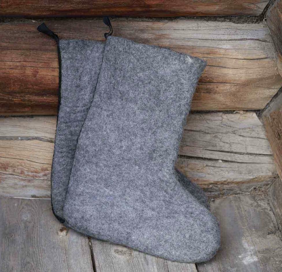 Wool felted boots Vildmannens Drag