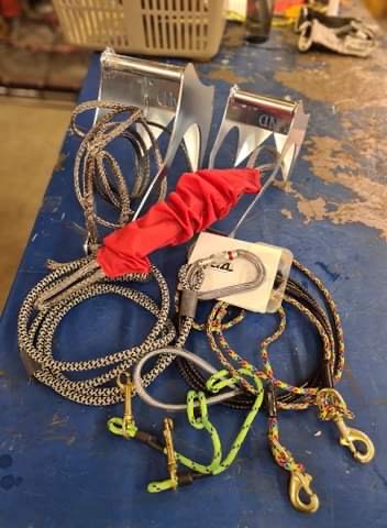 Startkit gangline 2-6 dogs, Black plastic coverd vire