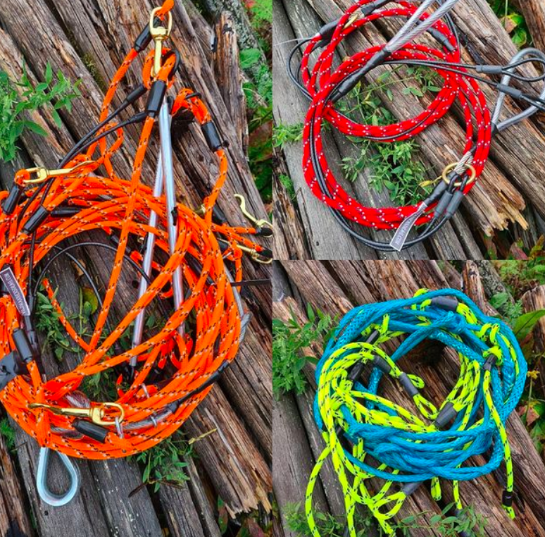 Rope covered ganglines