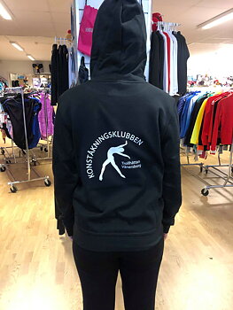 Svart hoodtröja Trollhättan-Vänersborg