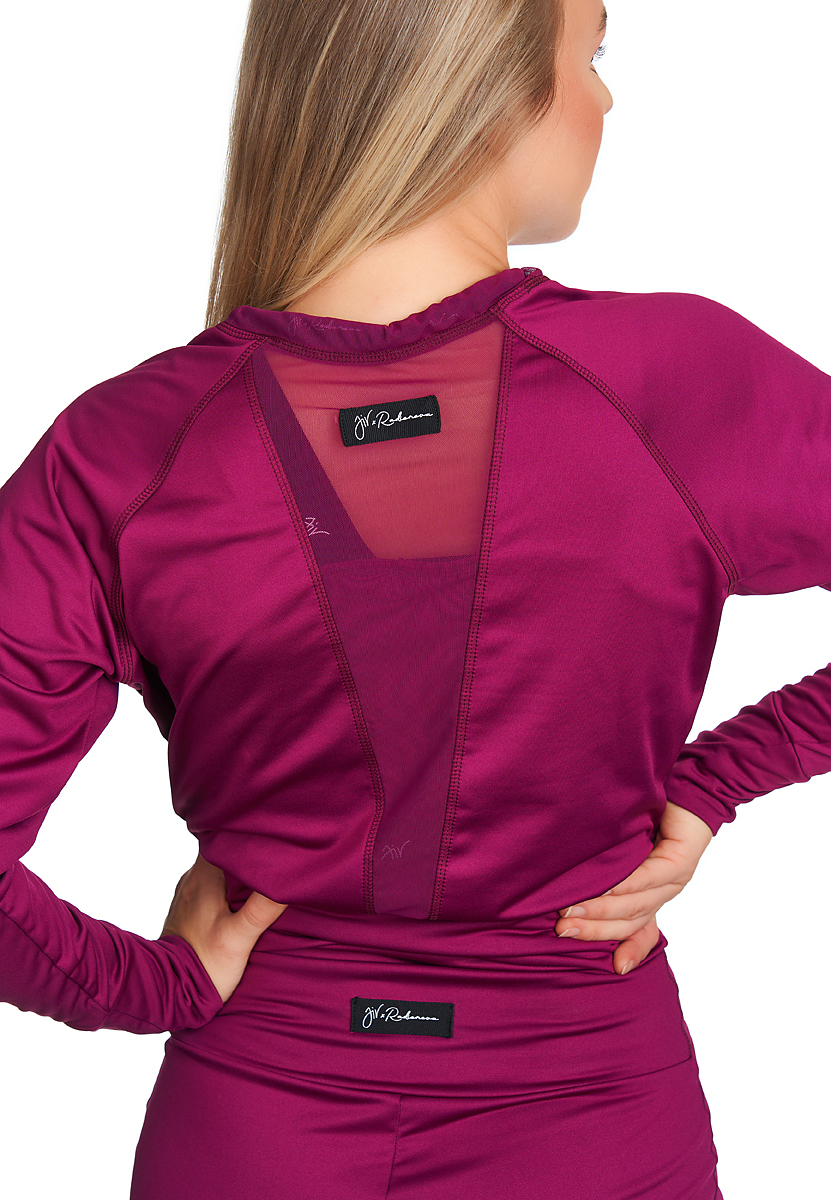 Jiv x Radionova sweater i vinrött - 2