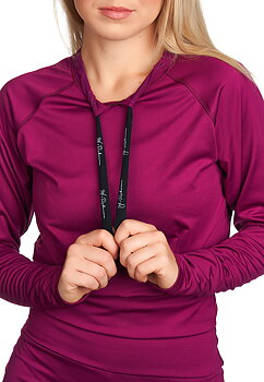 Jiv x Radionova sweater i vinrött