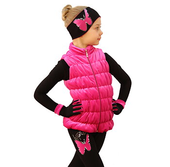 Rosa sammetsväst från Icedress