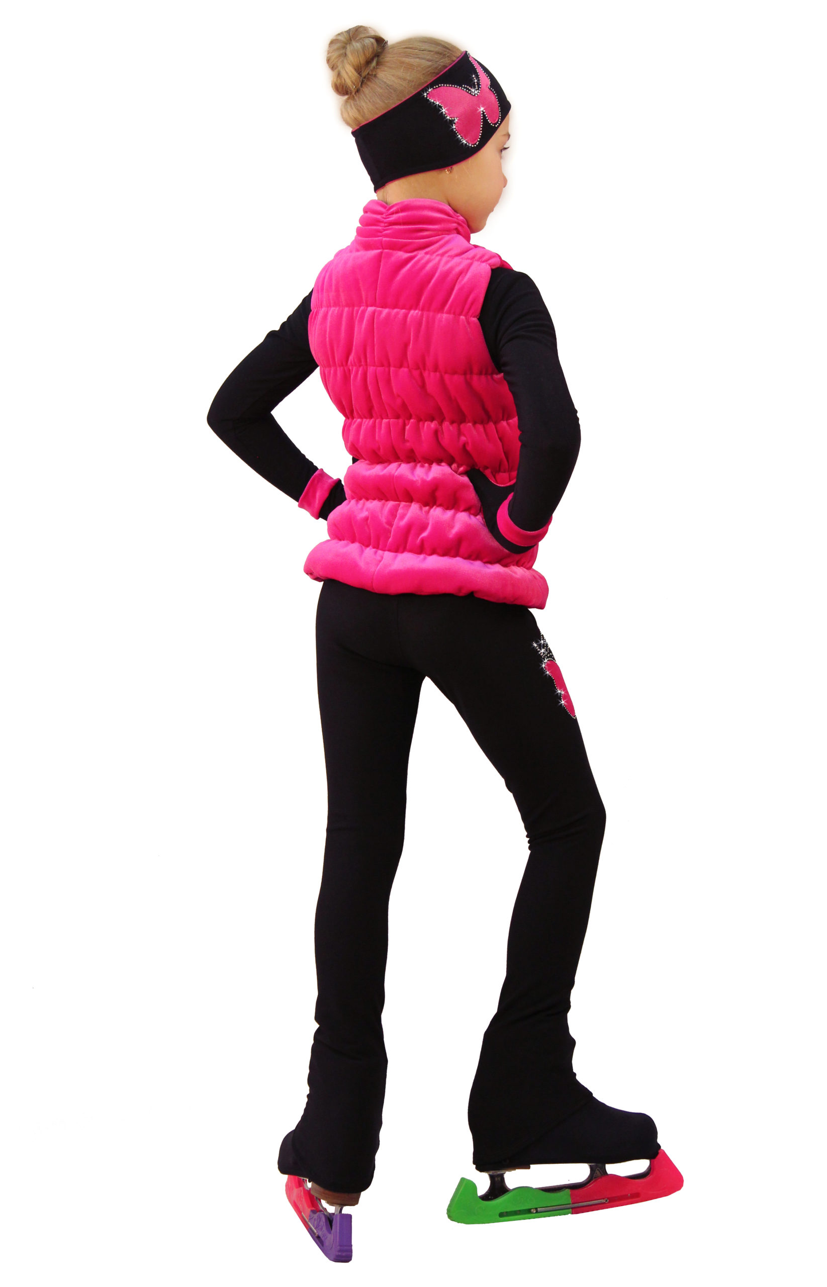 Rosa sammetsväst från Icedress - 2
