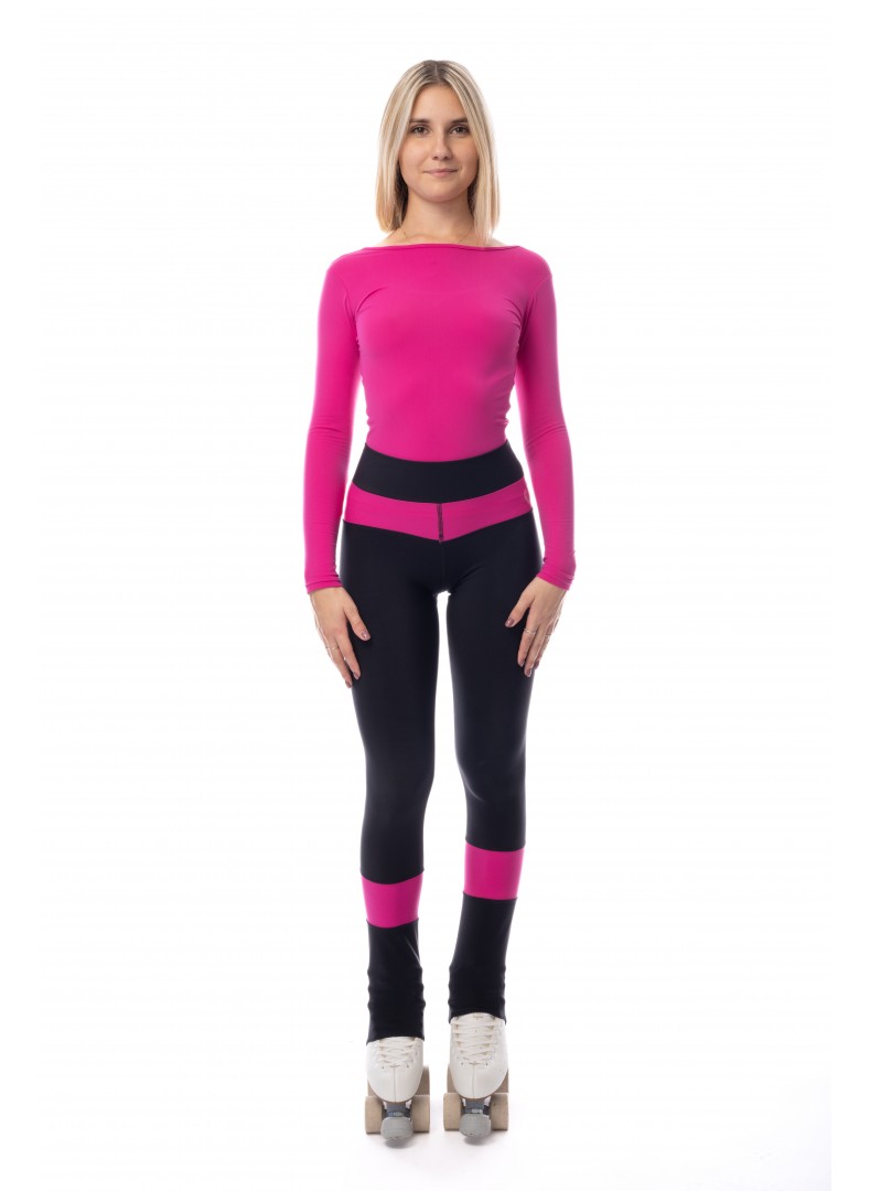 Byxor Varsavia från Moka med midja i rosa - 4