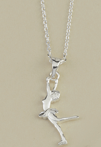 Halssmycke med himmelspiruett i silver.