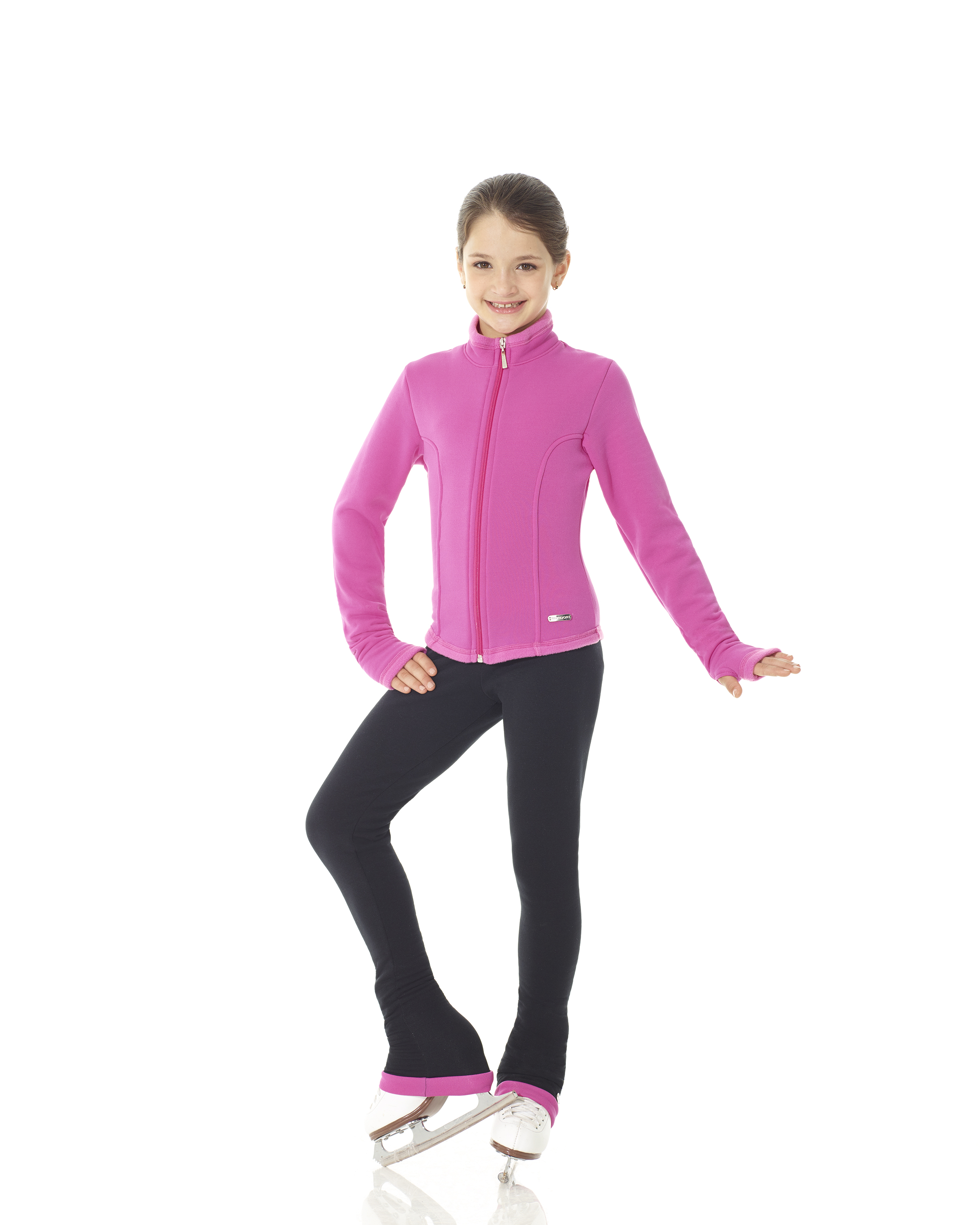 Rosa jacka i polarfleece