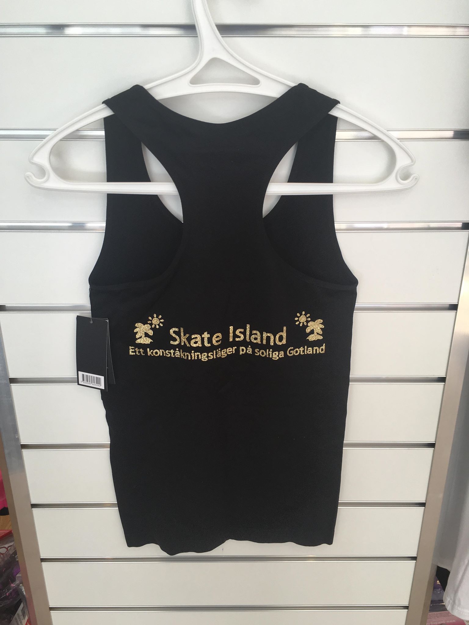 Lägerlinne med Skate Island tryck i orange - 3