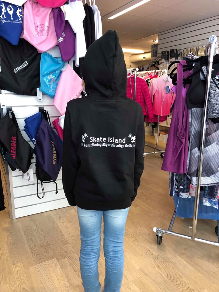 Hoodtröja med Skate Island tryck  - enbart för deltagare på vårt läger - 7