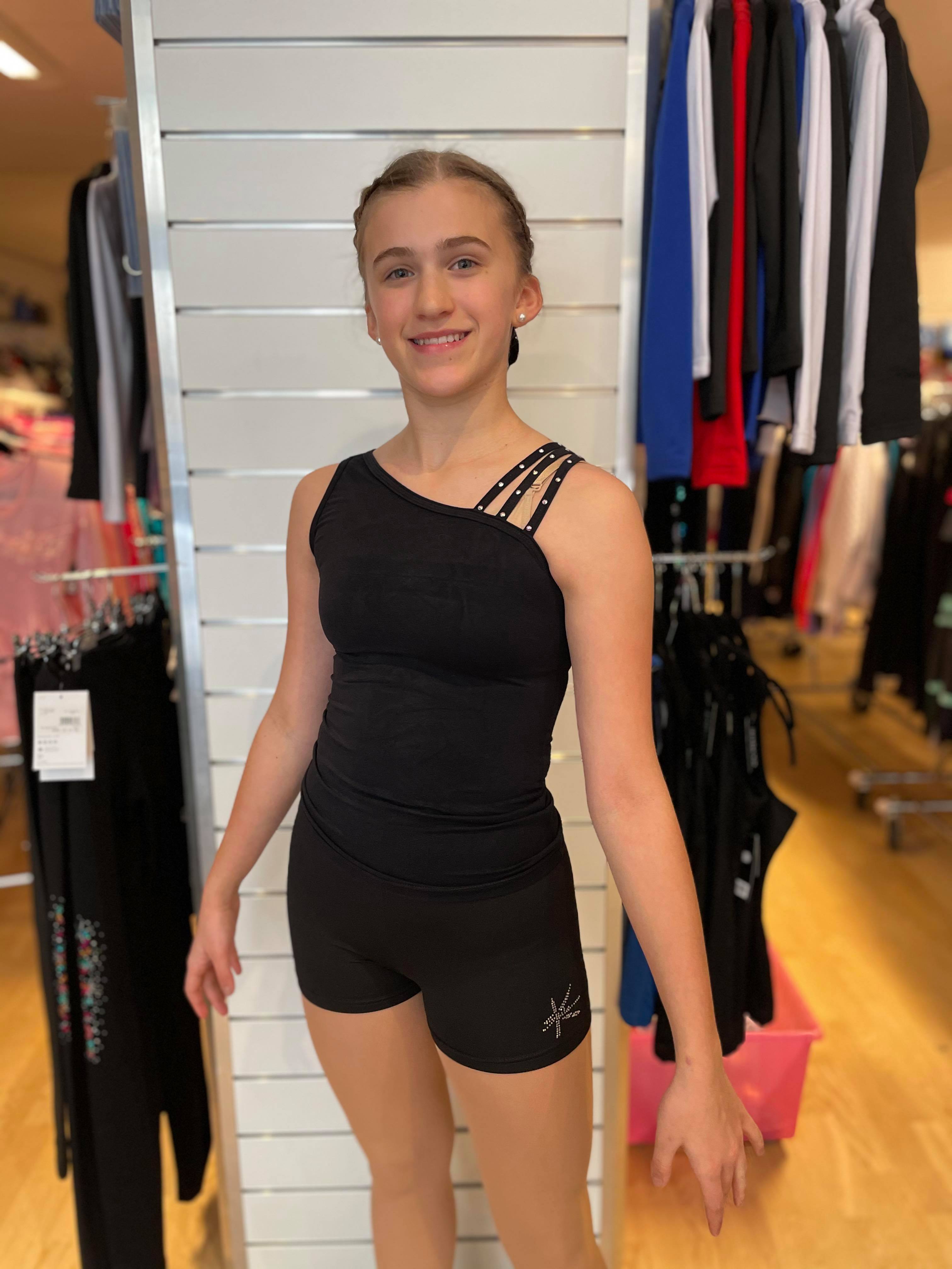 Svart linne från Bolero med Swarovski - 2