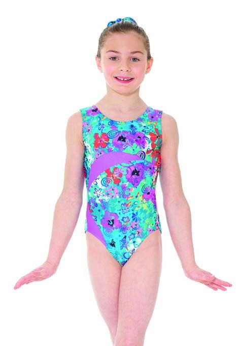 Ärmlös gymnastikdräkt
