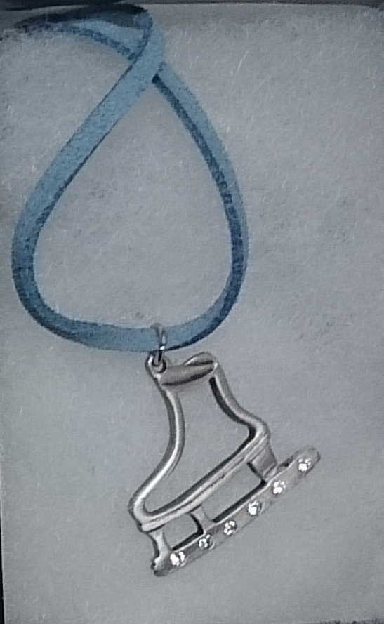 Halsband med skridsko i tenn - 5