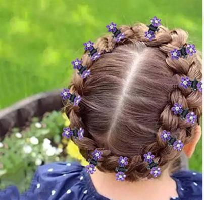 Miniklämmor med kristallblommor - 3