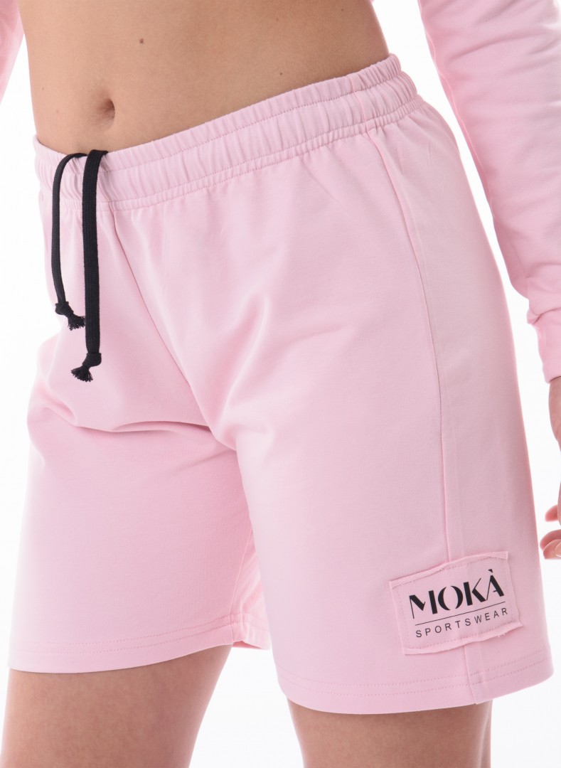 Rosa bermudasshorts Nizza från Moka - 2