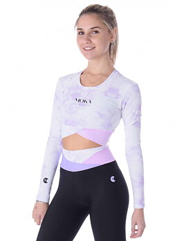 Crop top Adelaide i lila från Moka
