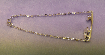 Armband med silver eller guldskena