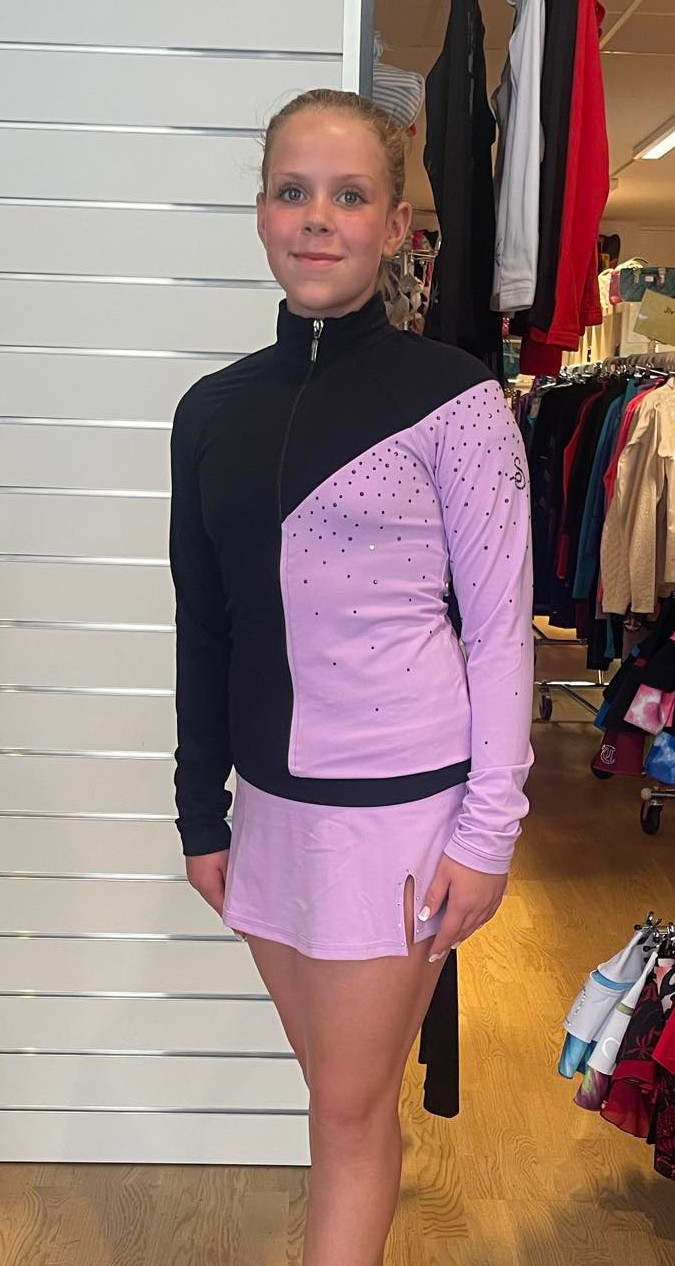 Ljuslila kjol med kristaller från Bolero - 2