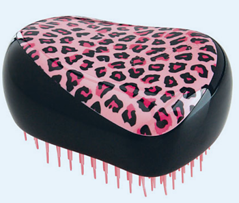 Tangle Teezer Compact Styler Pink Kitty - leopard/rosa