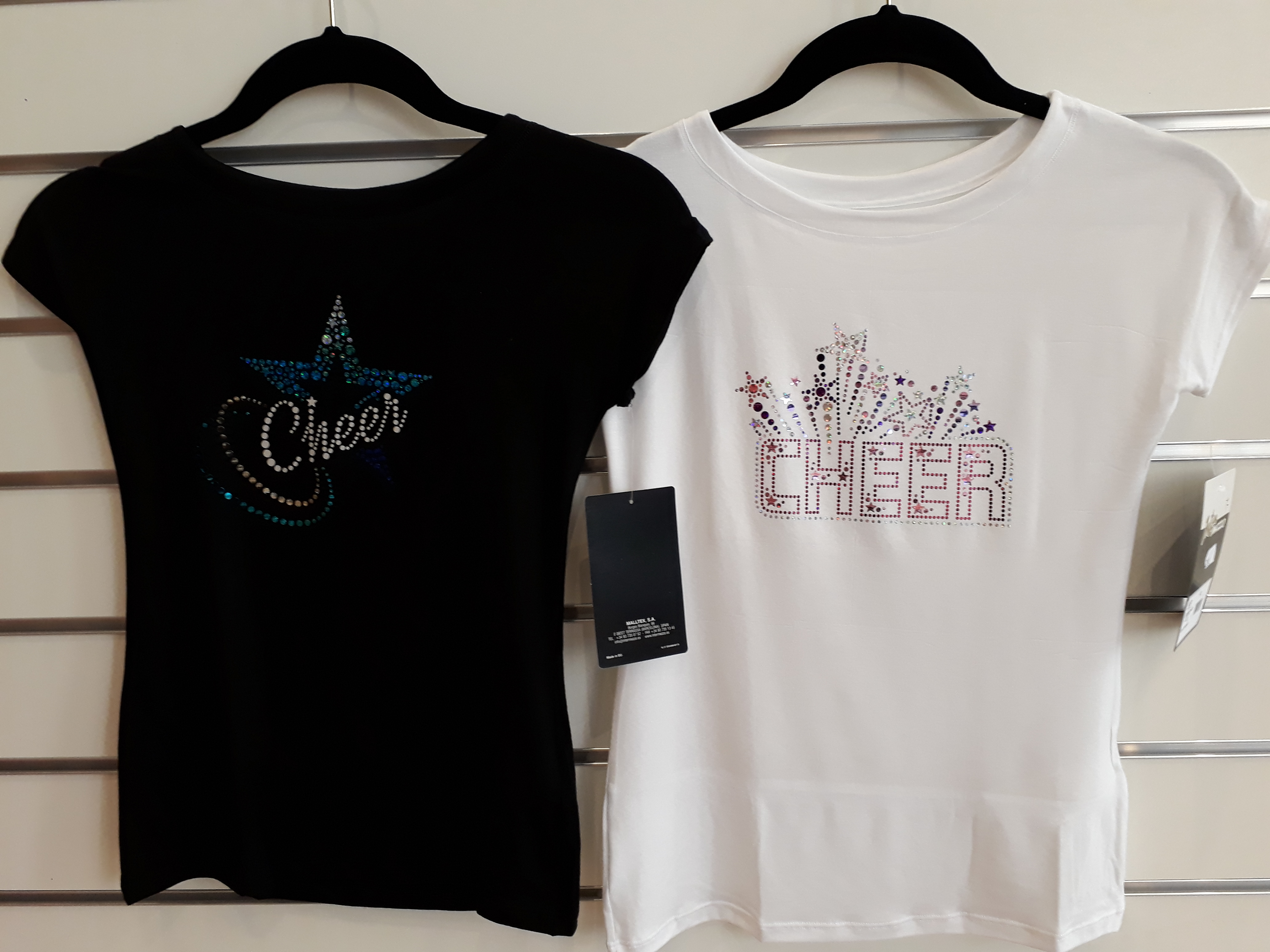 T-shirt för glittertryck - konståkning, gymnastik, cheer och dans - 4