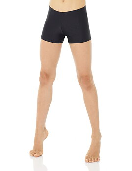 Enfärgade hipsters/hotpants i svart