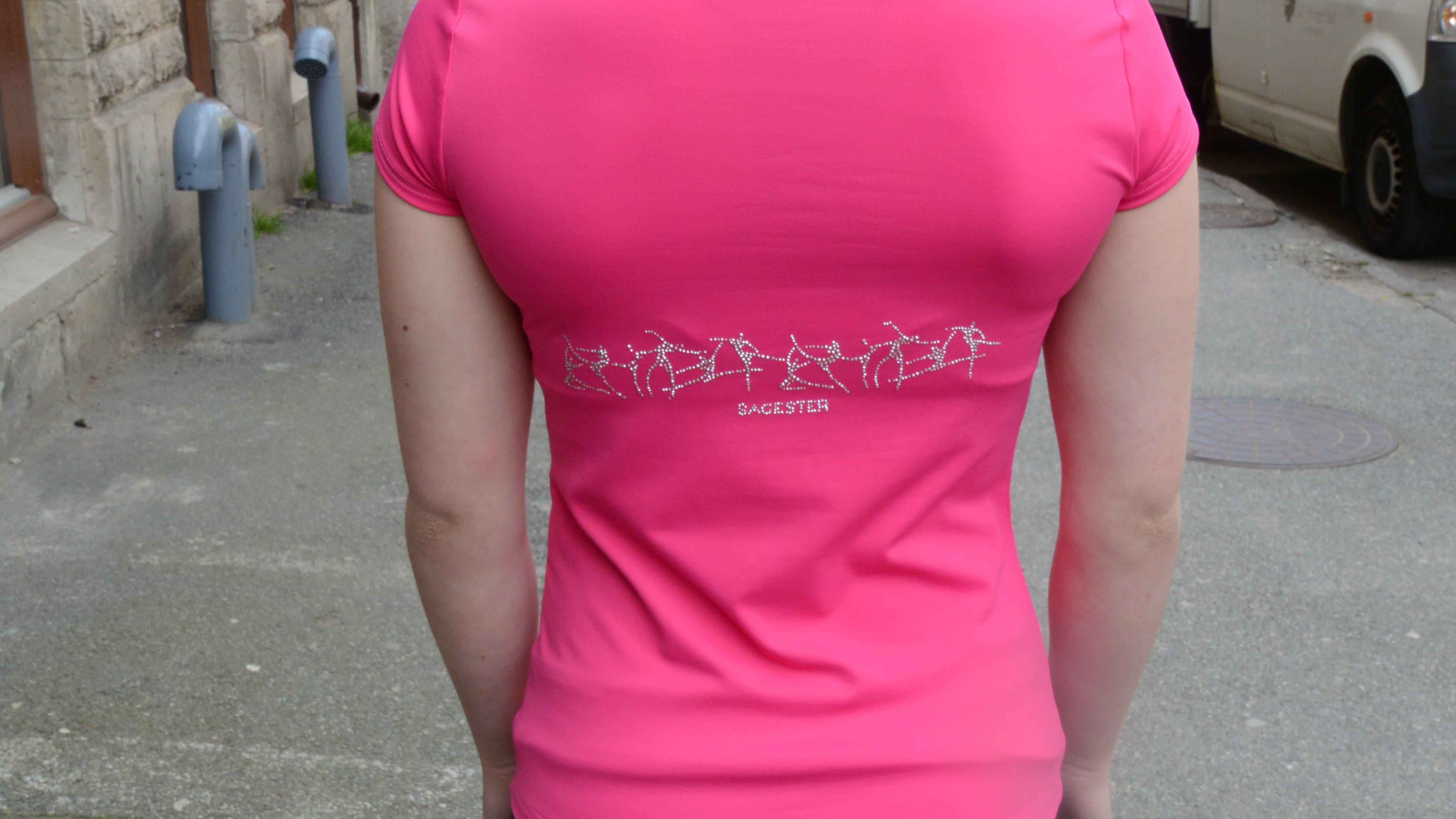 T-shirt från Sagester med Swarovski i flera färger - 5